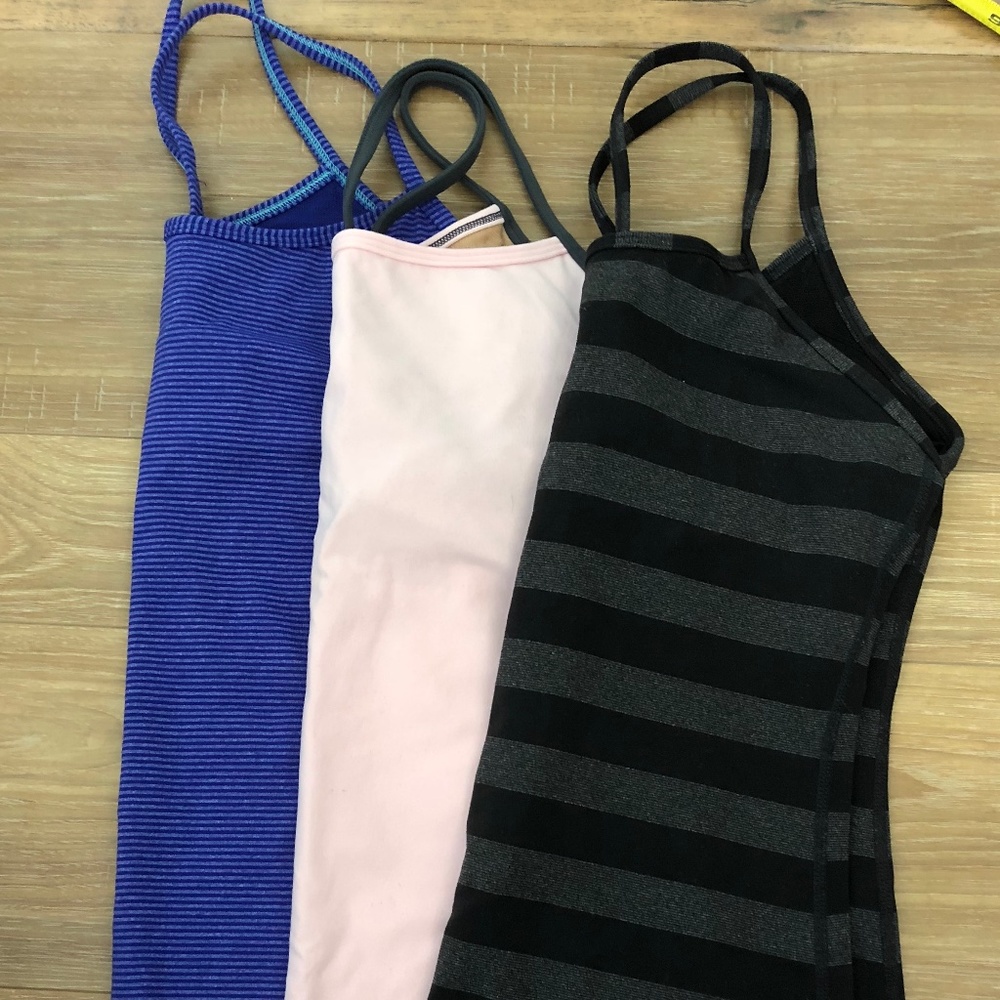 Lululemon Power Y Tank Tops - Set of 3